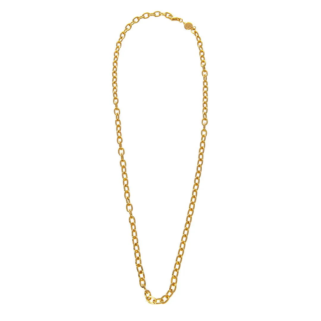 Goldbug Collection Thick Cable Chain Necklace Croghans