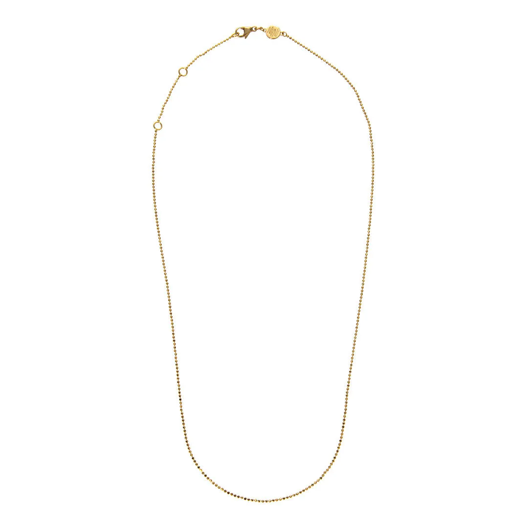 Goldbug Collection Tiny Bead Chain Necklace Croghans