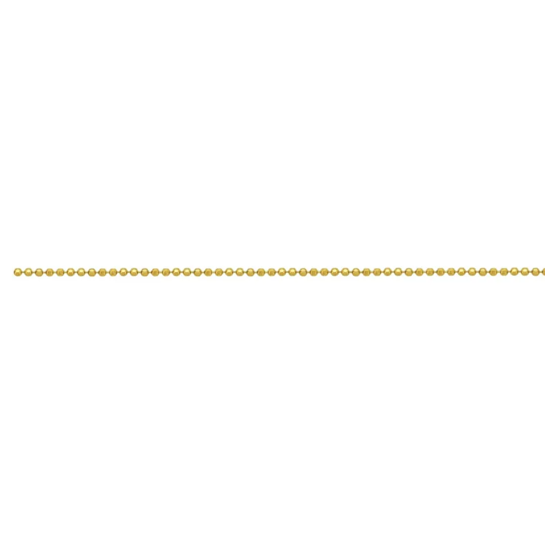Goldbug Collection Tiny Bead Chain Necklace Croghans