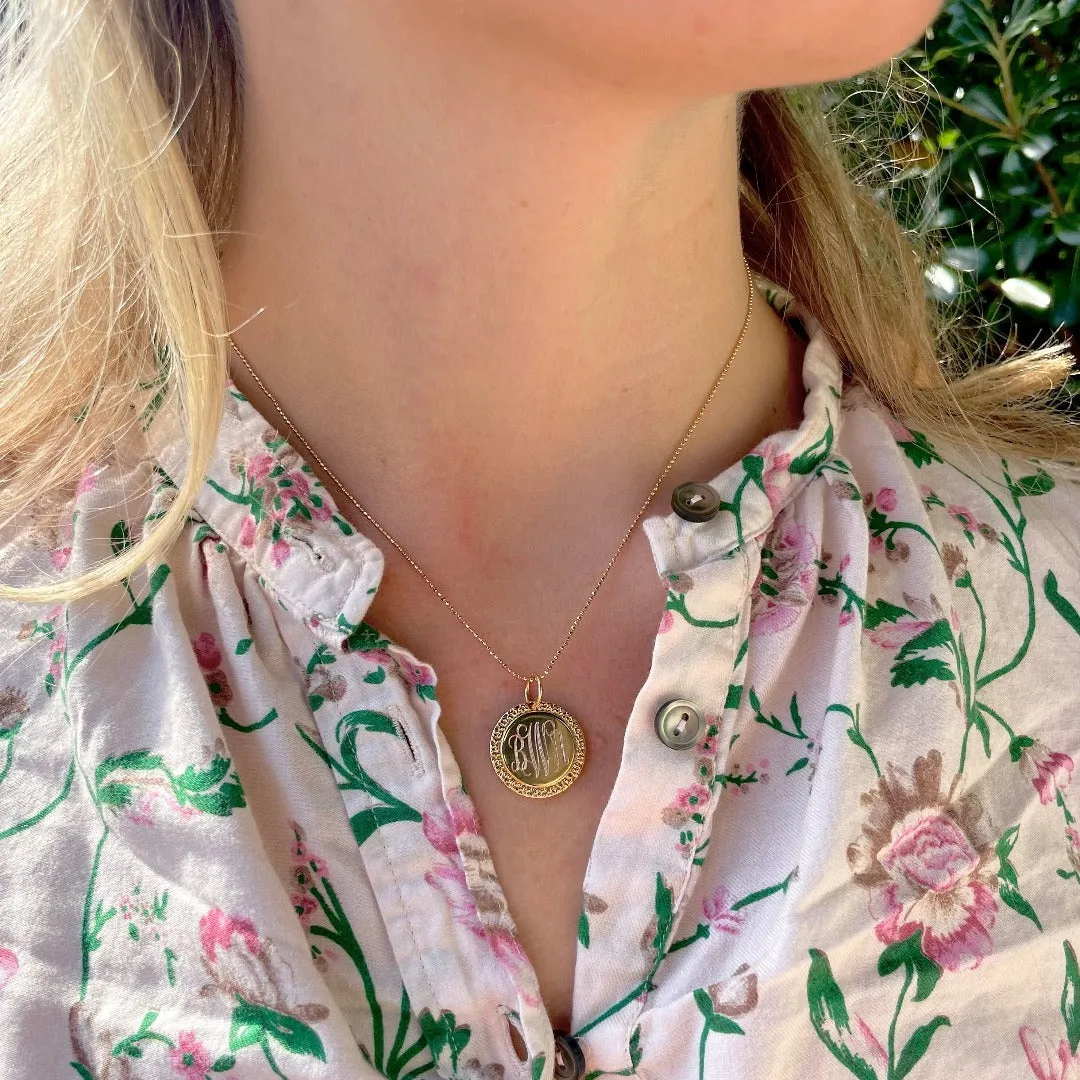 Goldbug Collection Tiny Bead Chain Necklace Croghans