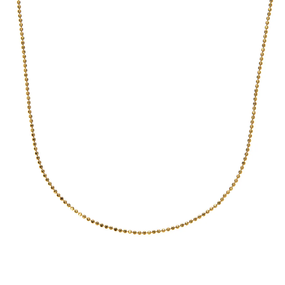 Goldbug Collection Tiny Bead Chain Necklace Croghans