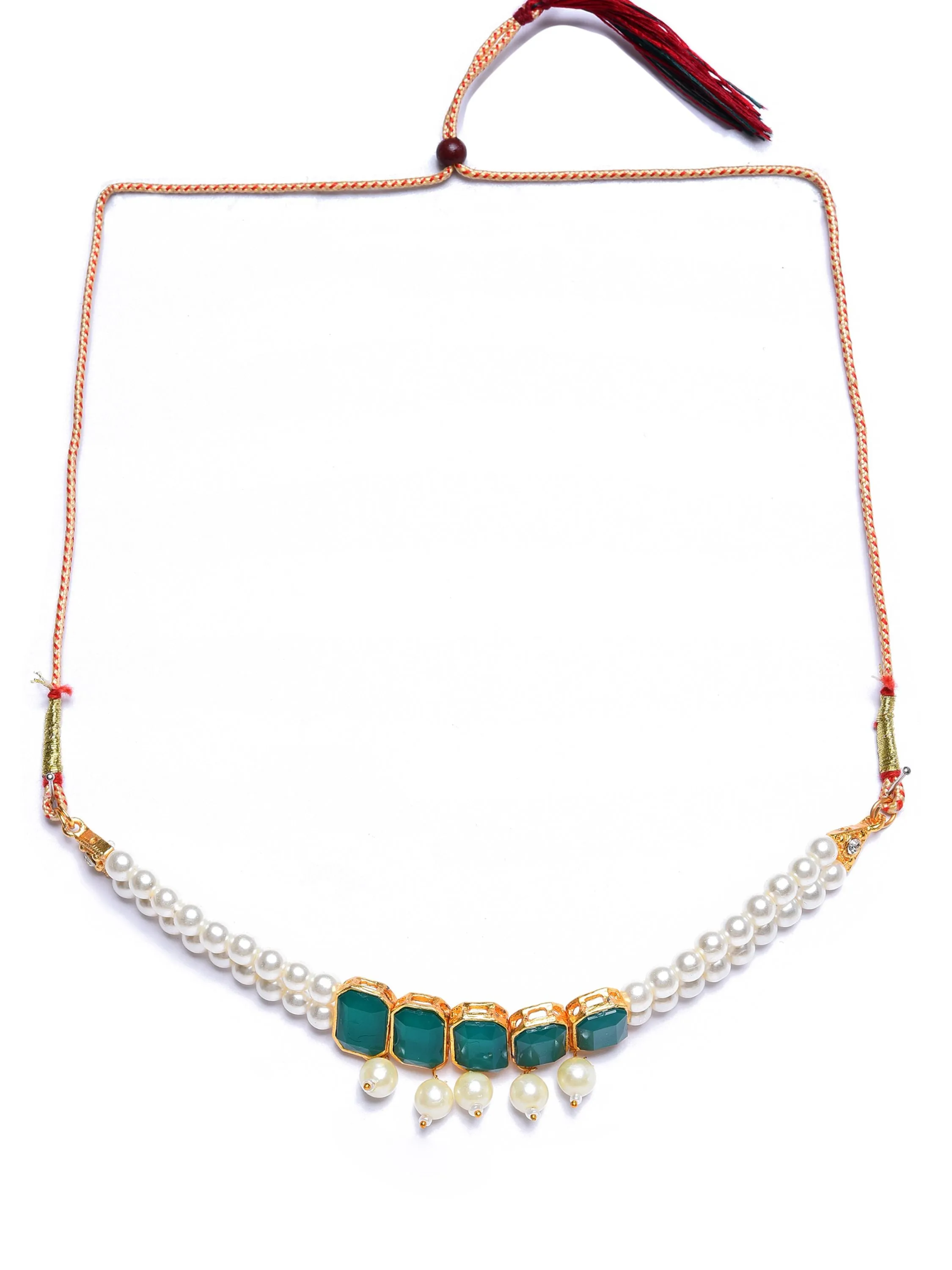Gold_plated Pearl Choker Set