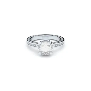 Grace avant garde 18K Whitegold Ring w. Lab-Grown Diamonds
