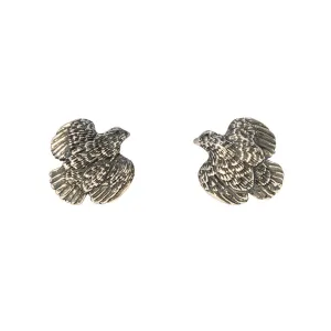 Grainger McKoy Sterling Silver Small Quail Earrings Croghans