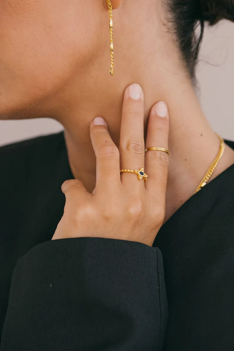 Gypsy stack ring gold plated Wildthings Collectables