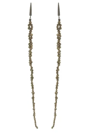 Hematite Drop Earrings