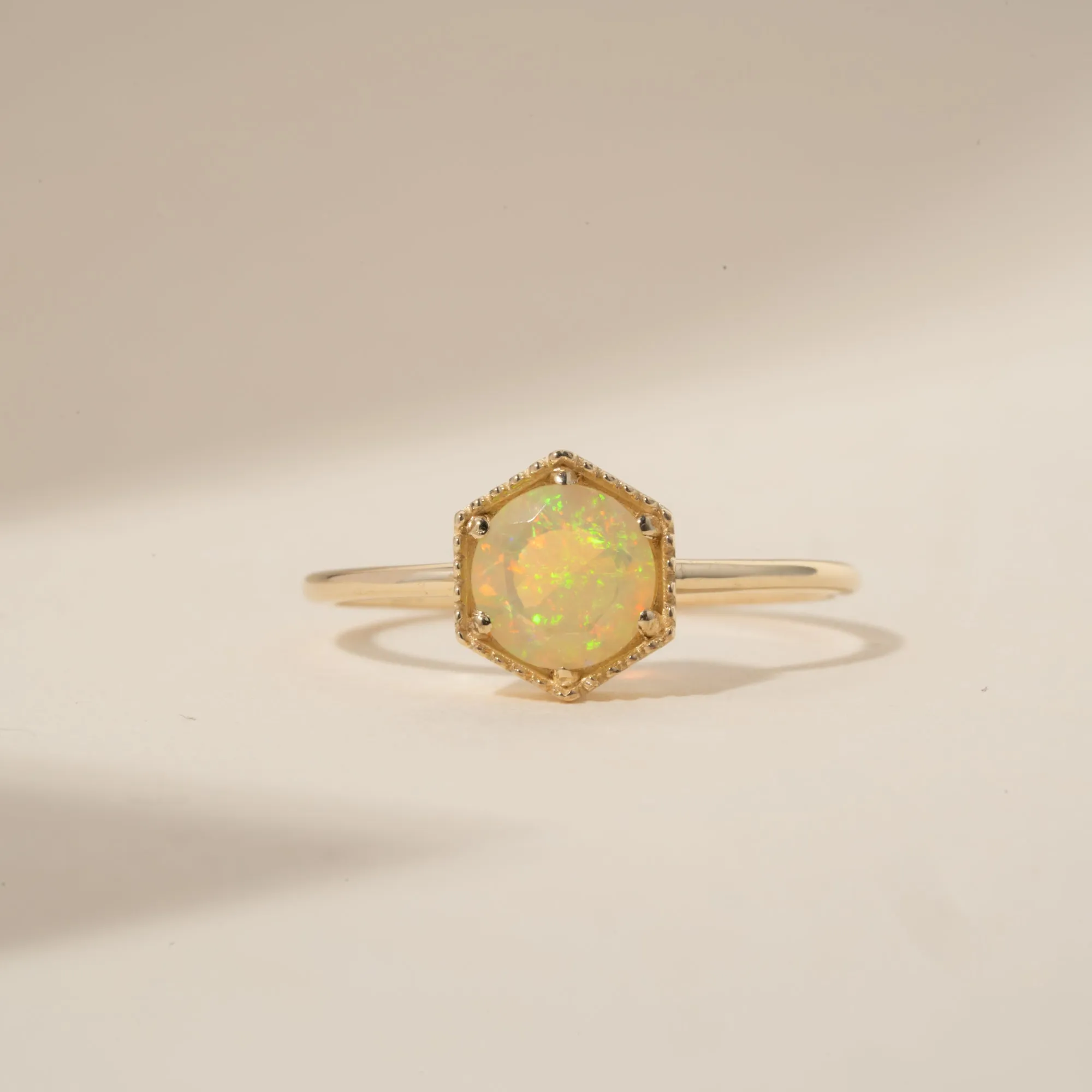 Hexagon Opal Ring, Anaya SARAHELISE