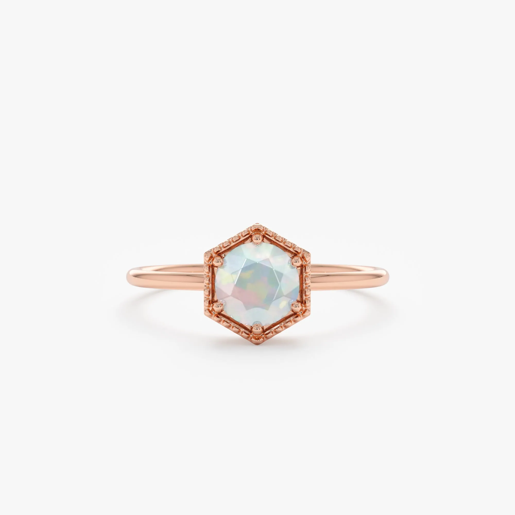 Hexagon Opal Ring, Anaya SARAHELISE