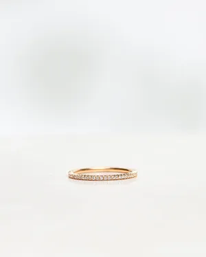 Jade Petite 18K Gold, Whitegold or Rosegold Ring w. Diamonds