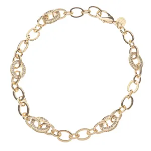 Jane Win Embellished Chunky Link Chain Necklace Croghans