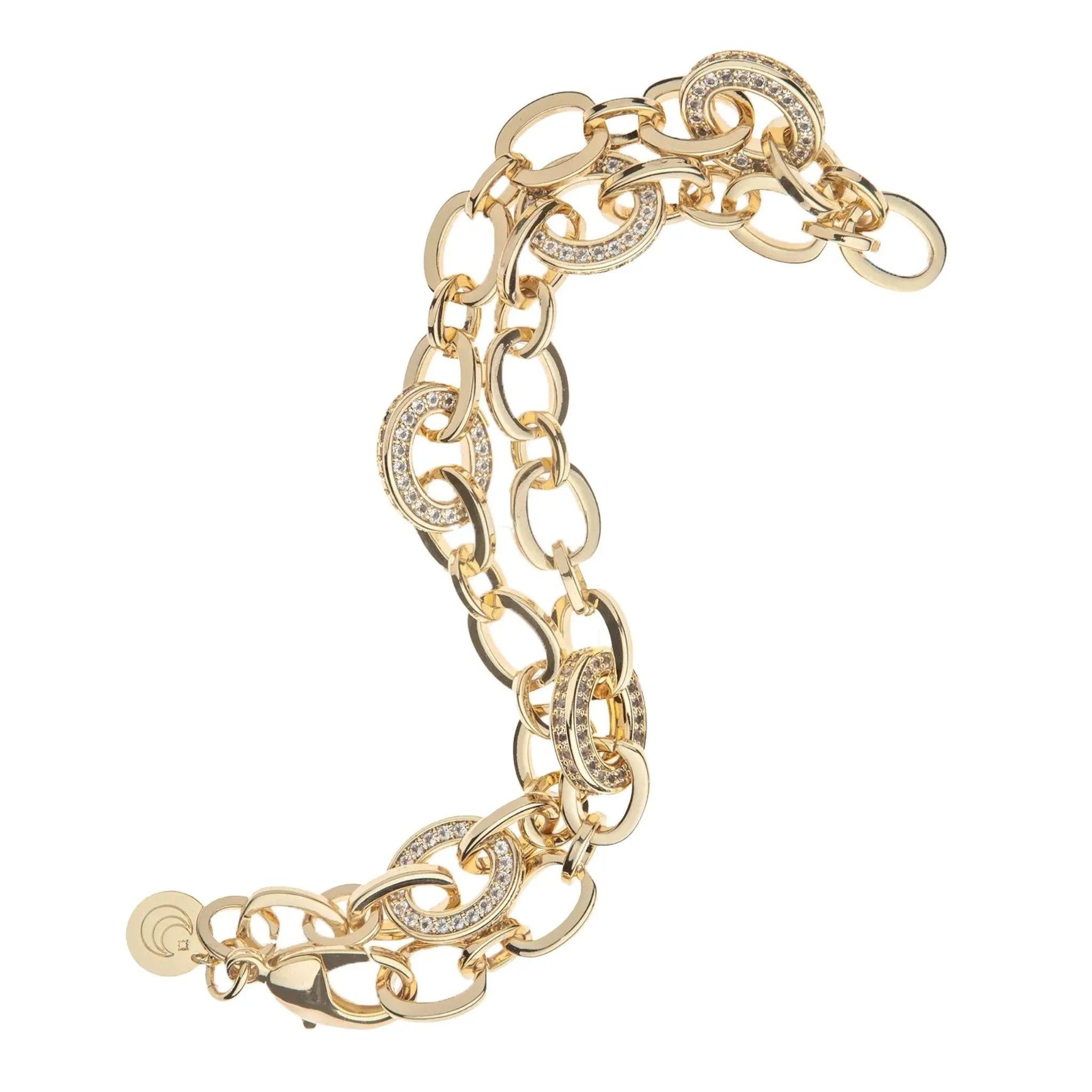 Jane Win Embellished Chunky Link Chain Necklace Croghans