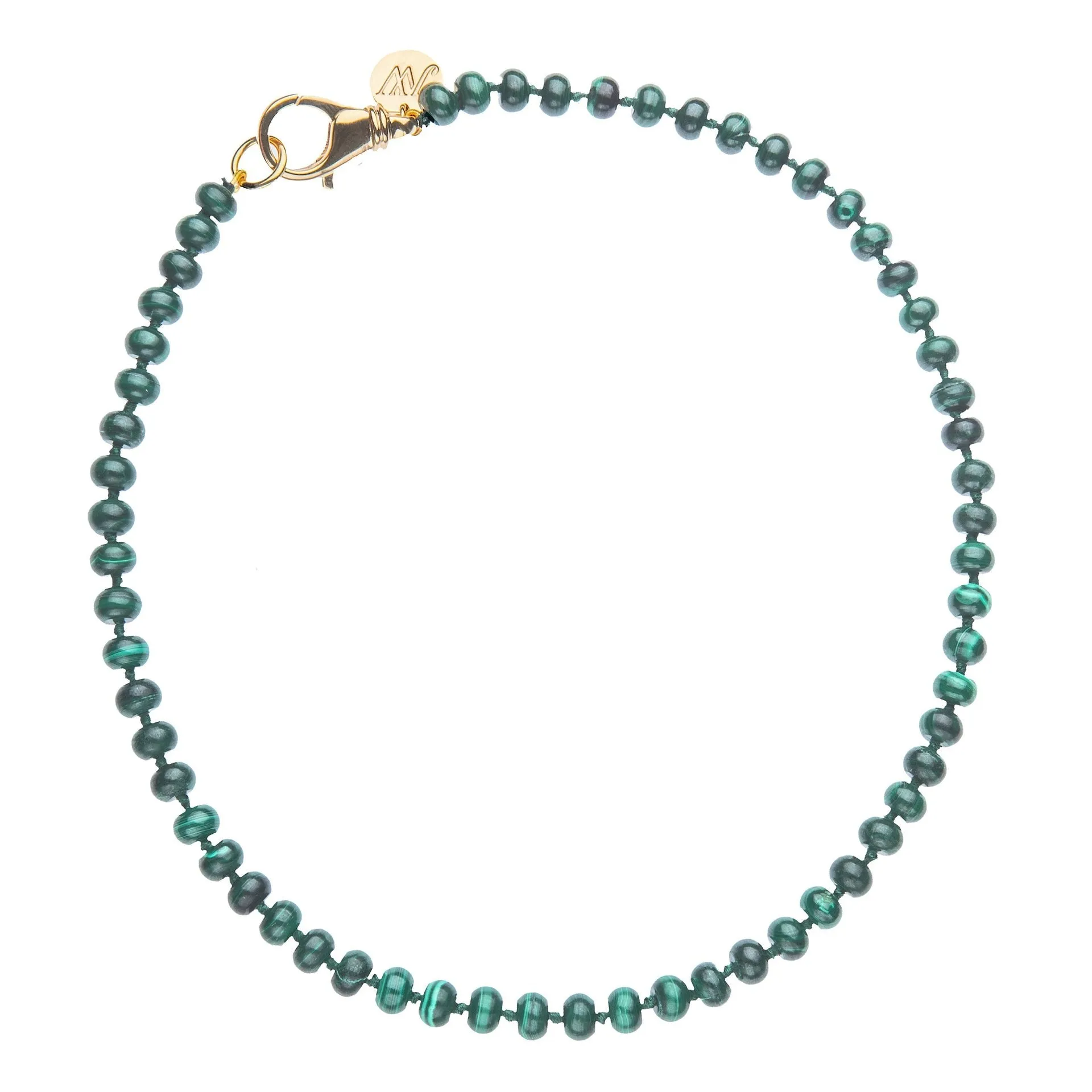 Jane Win Malachite Beaded Necklace Croghans