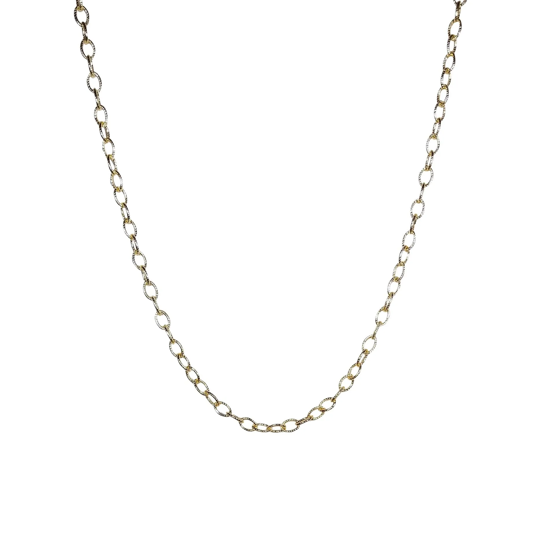 Jane Win Mini Twist Link Chain Necklace Croghans