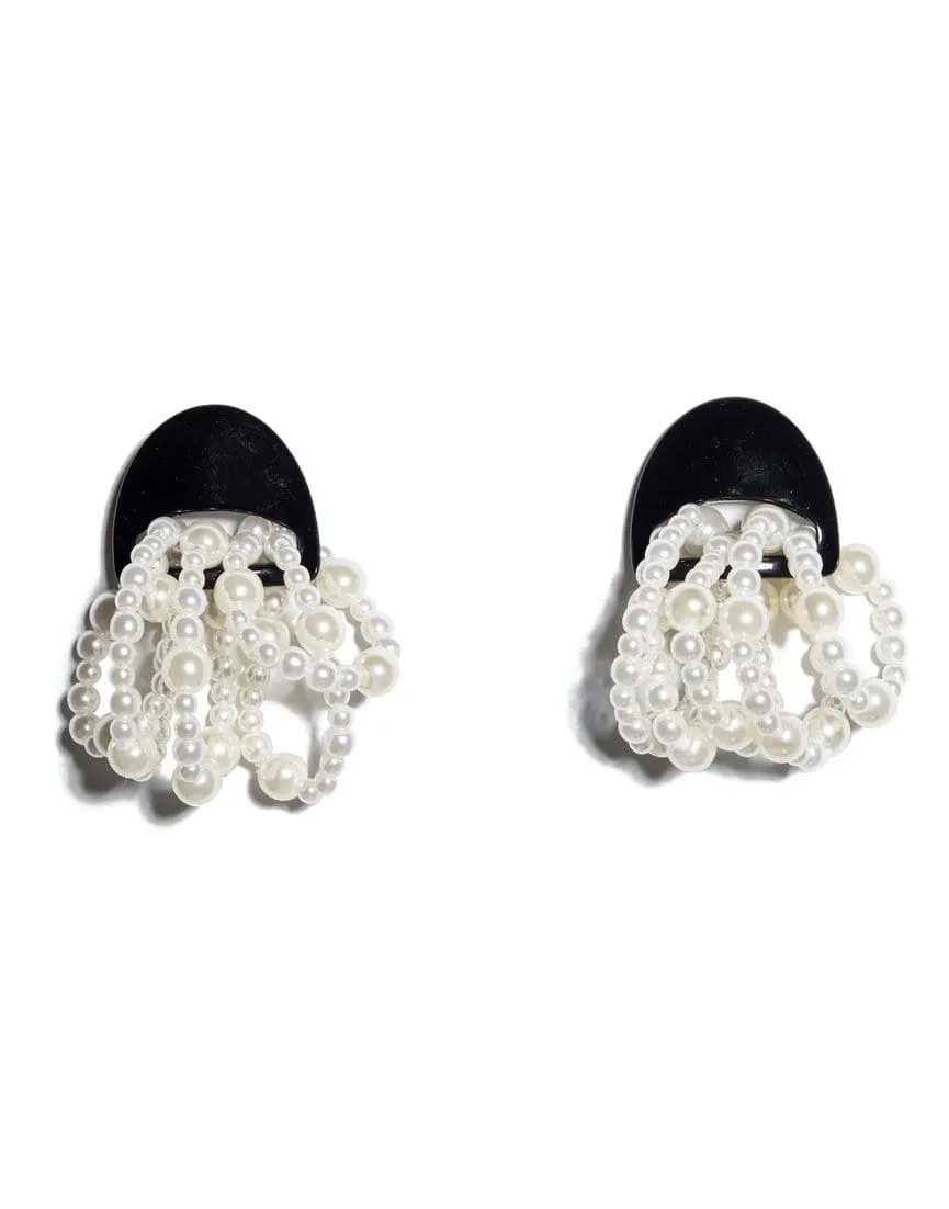 Jelly Fish Peal Earrings