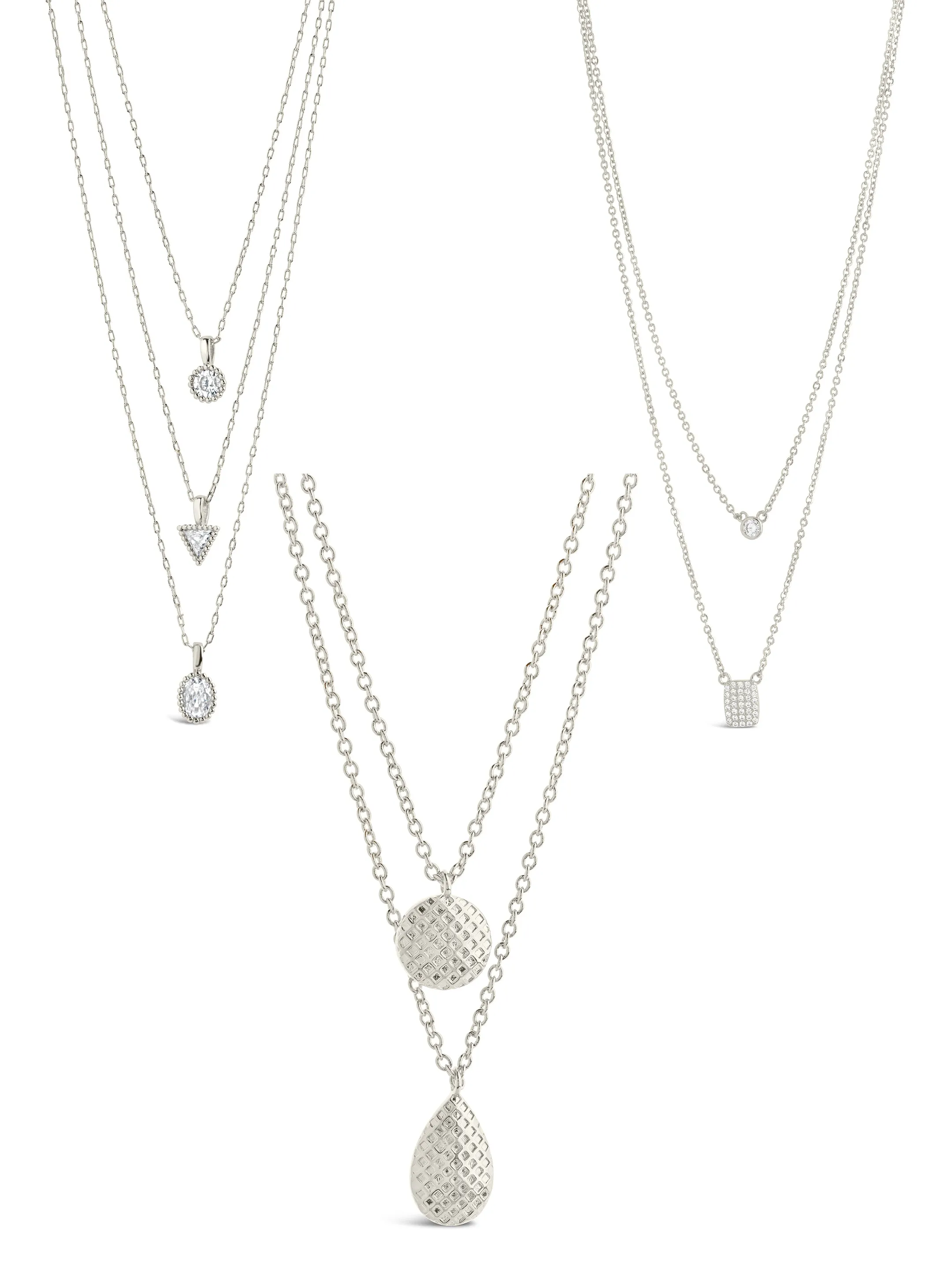 Jewelry Case & Layering Necklace Bundle