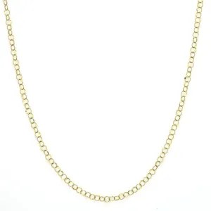 Jude Frances Hammered Circle Chain Necklace Croghans