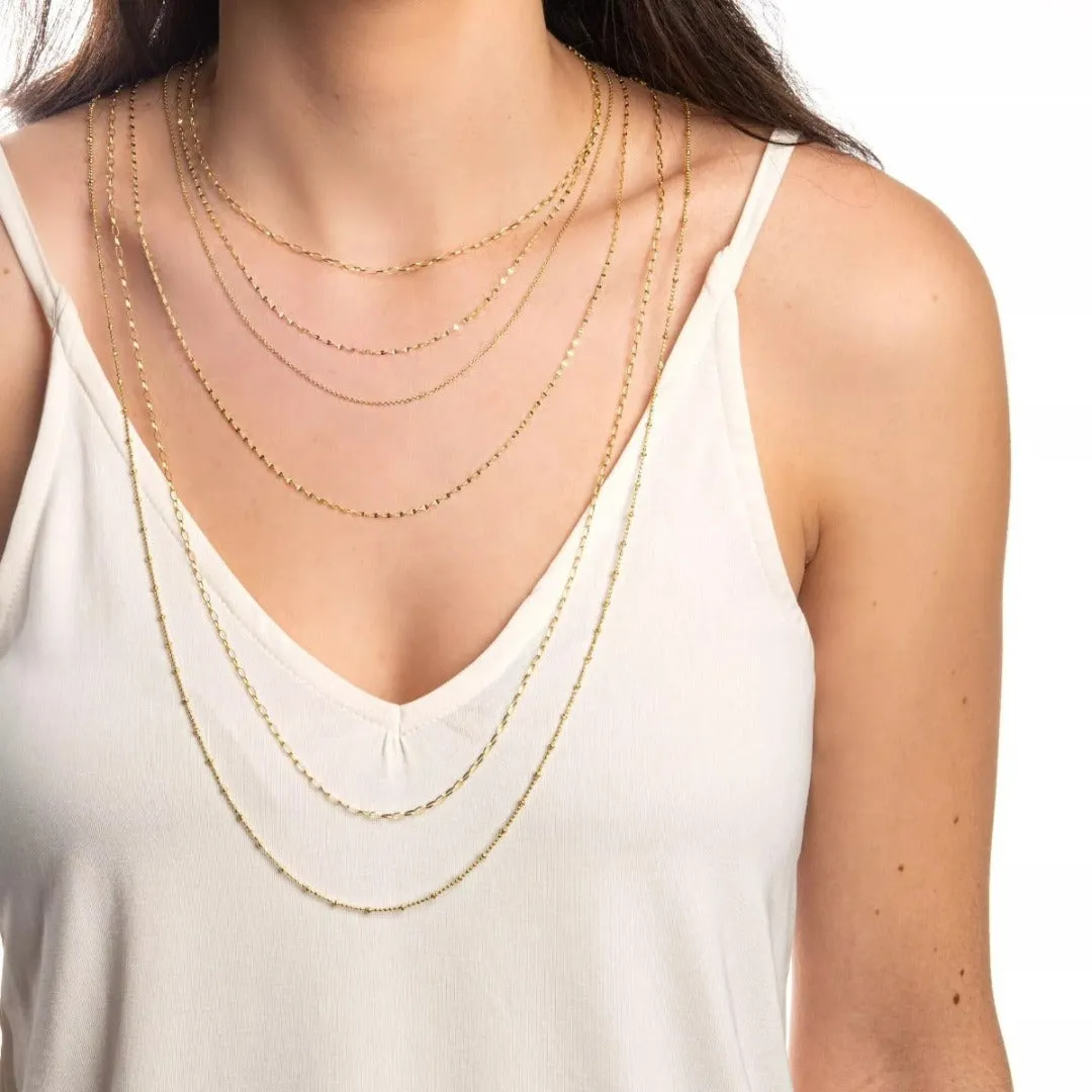 Jude Frances Lisse Small Looped Chain Necklace Croghans