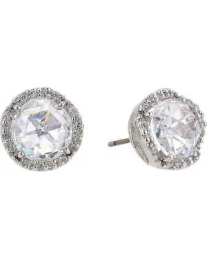 Kate Spade New York That Sparkle Pav Womens Silver Crystals Stud Earrings LOT18 (Silver,One Size)