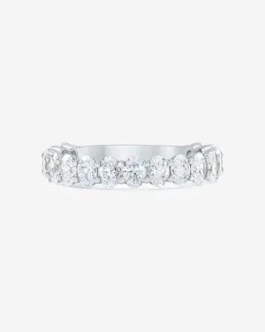 Lab Grown Oval 3/4 Diamond Band Ring Concierge