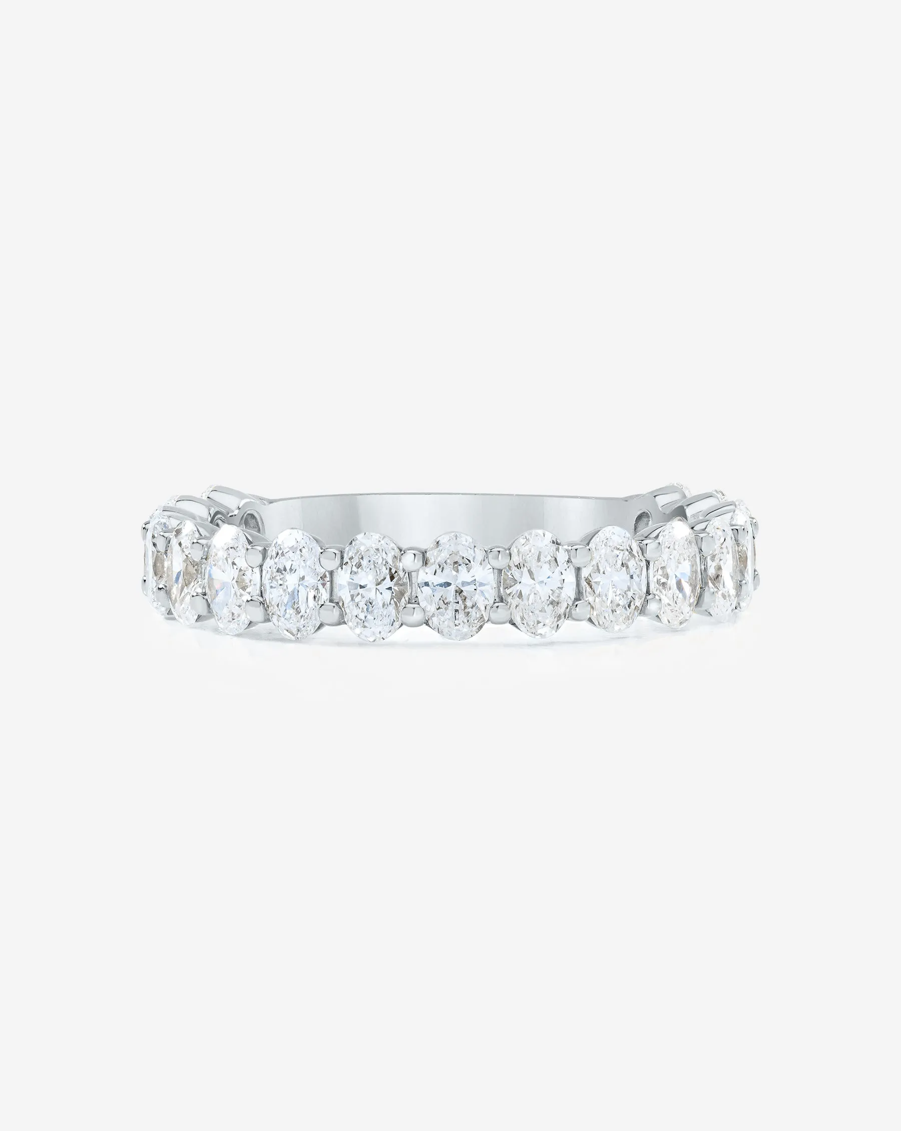 Lab Grown Oval 3/4 Diamond Band Ring Concierge