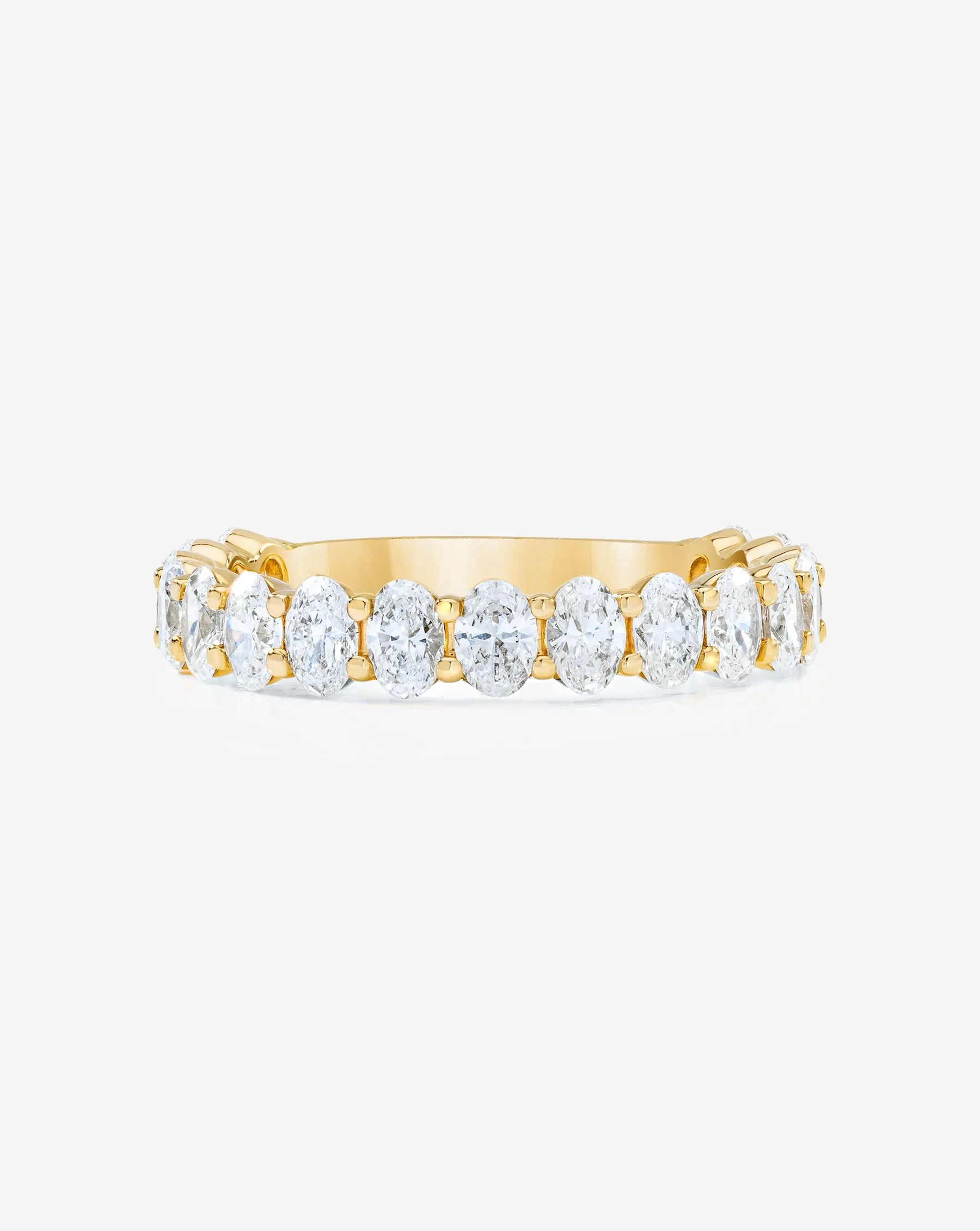 Lab Grown Oval 3/4 Diamond Band Ring Concierge