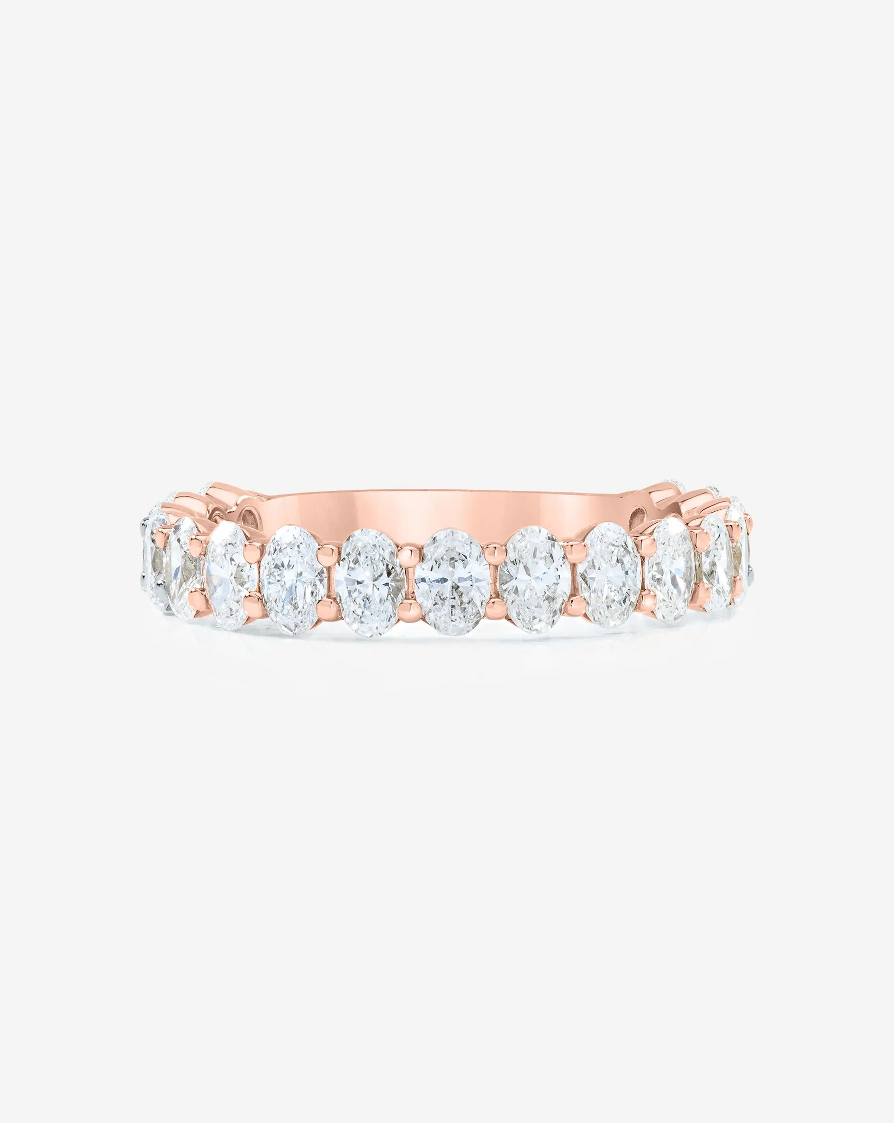 Lab Grown Oval 3/4 Diamond Band Ring Concierge