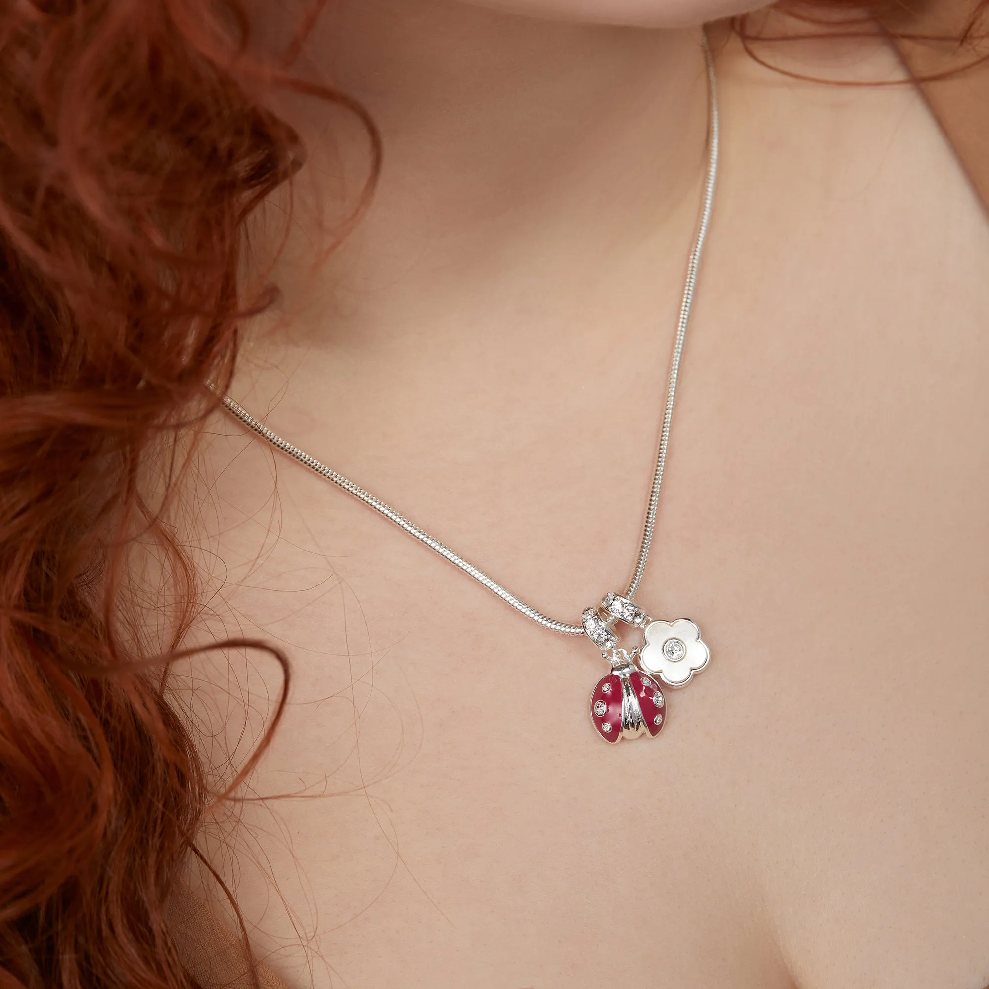 Ladybug Adjustable Necklace