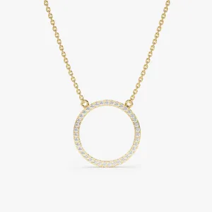 Large Circle Of Life Diamond Necklace, Lola SARAHELISE