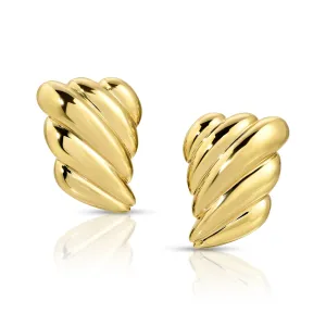 LARGE CROISSANT EARRINGS Anita Ko