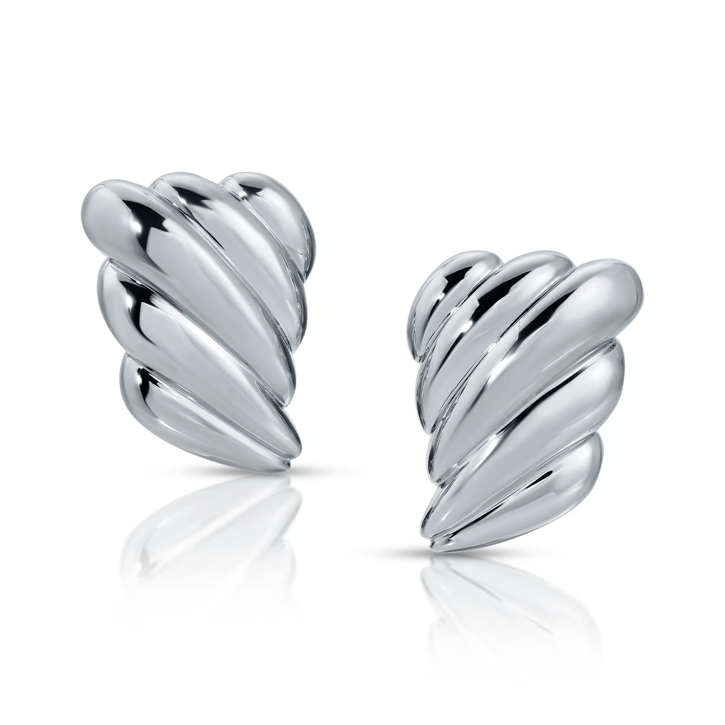 LARGE CROISSANT EARRINGS Anita Ko