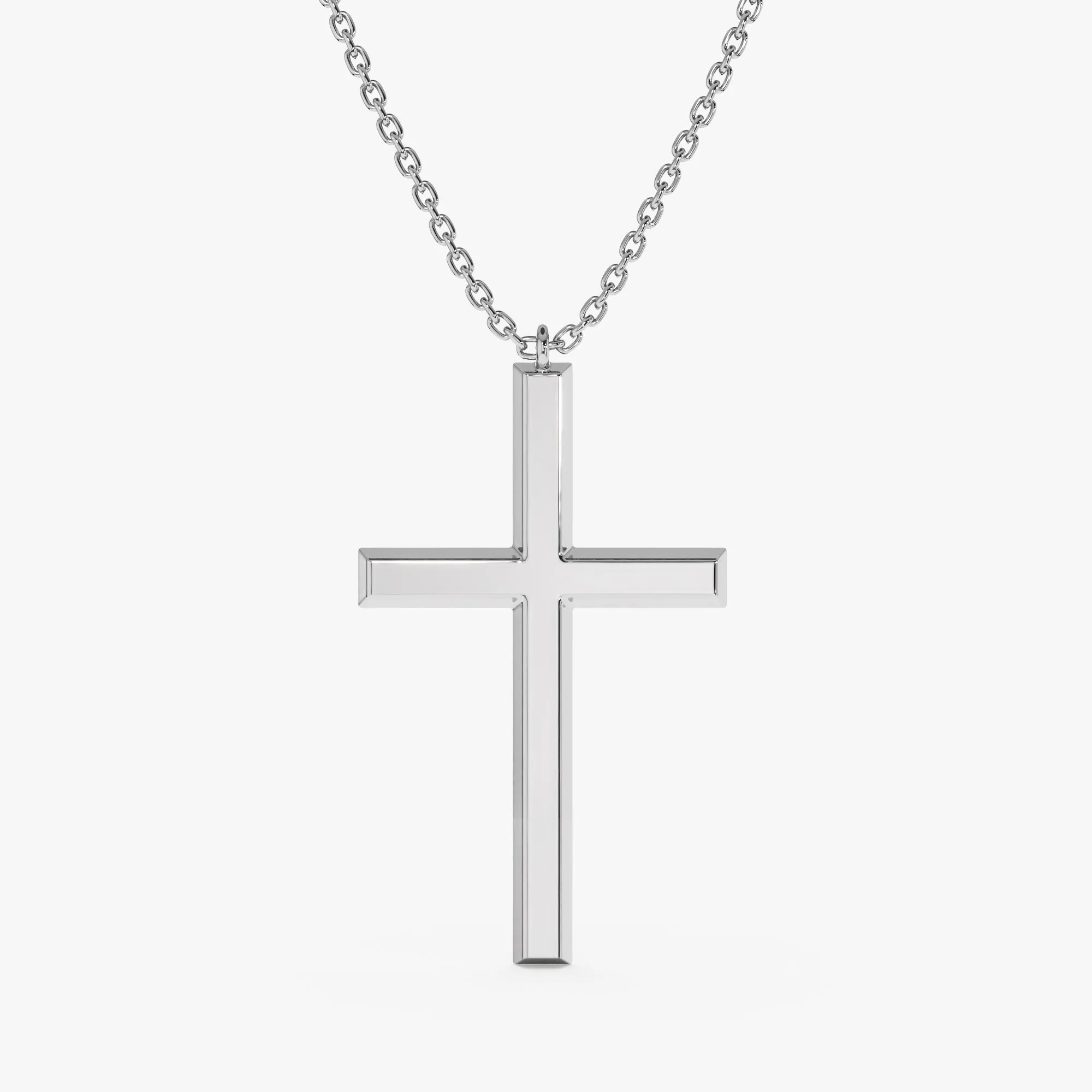 Large Gold Cross Necklace, Amari SARAHELISE