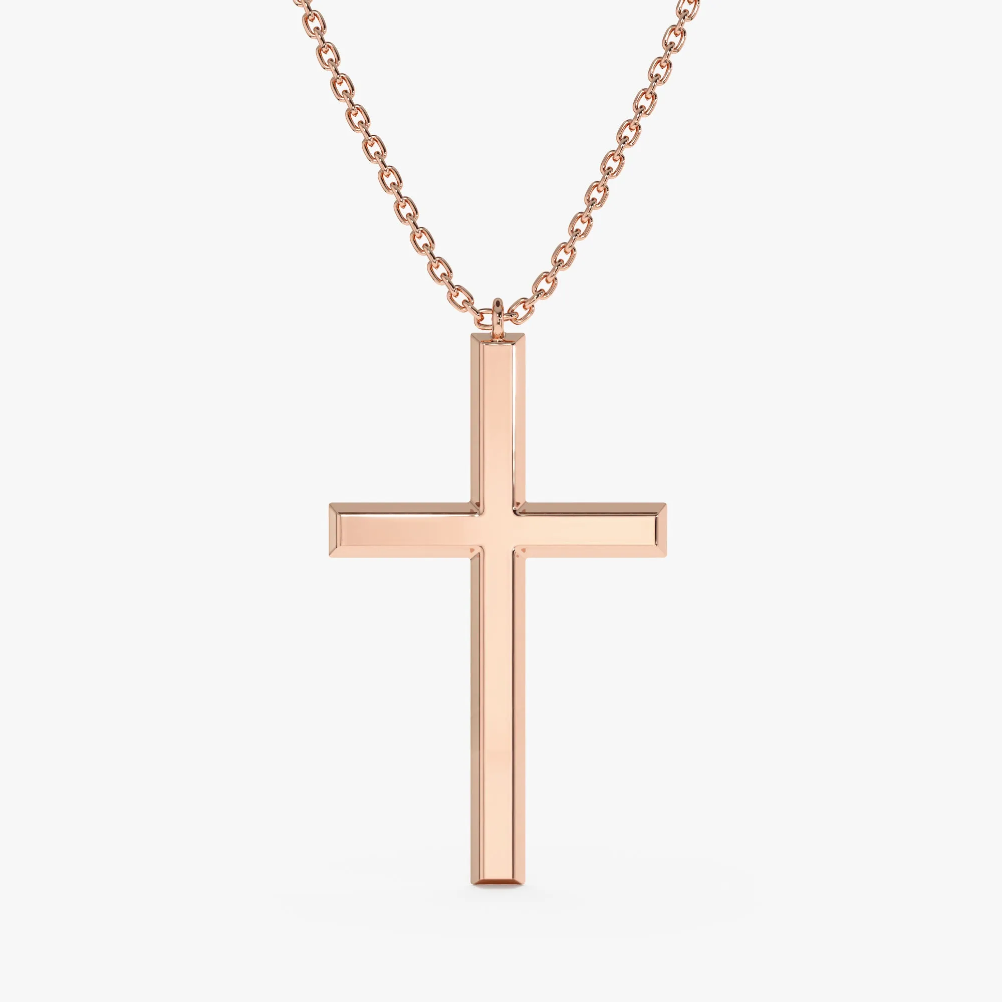 Large Gold Cross Necklace, Amari SARAHELISE