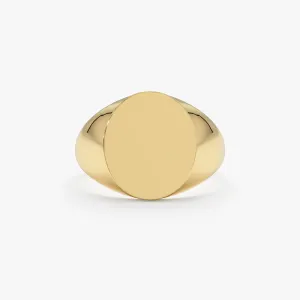 Large Oval Signet Ring, Trina SARAHELISE