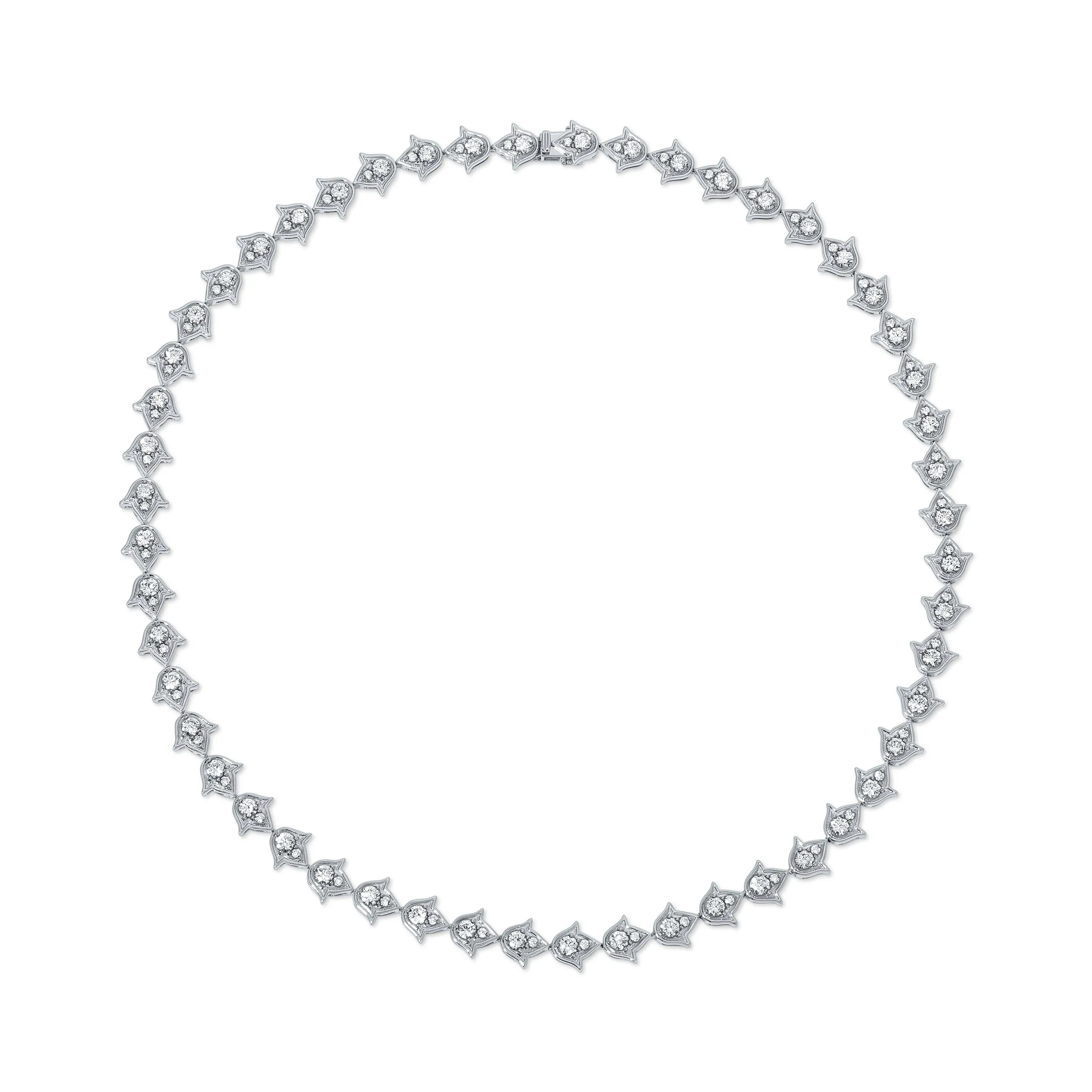 LARGE TULIP DIAMOND CHOKER Anita Ko
