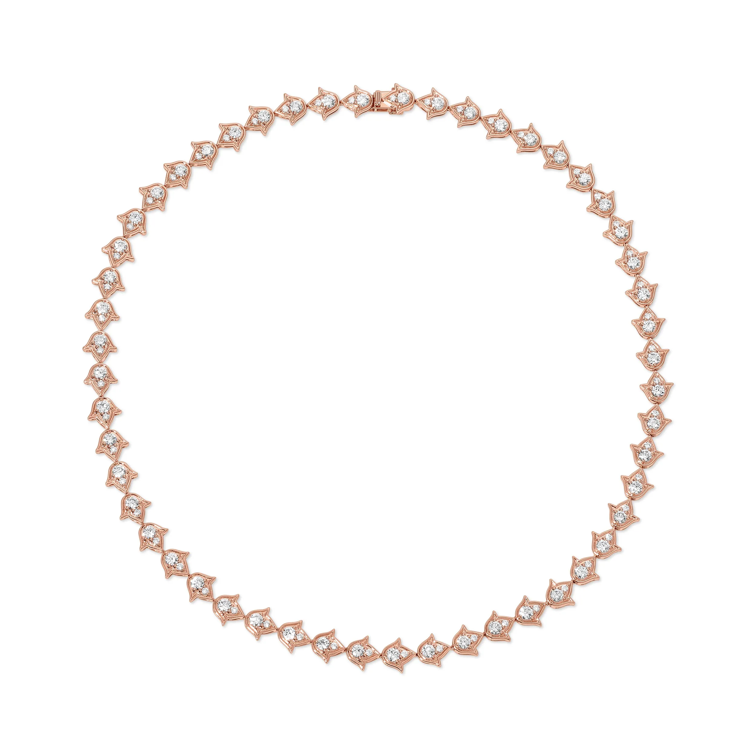 LARGE TULIP DIAMOND CHOKER Anita Ko