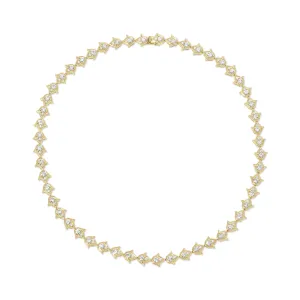 LARGE TULIP DIAMOND CHOKER Anita Ko