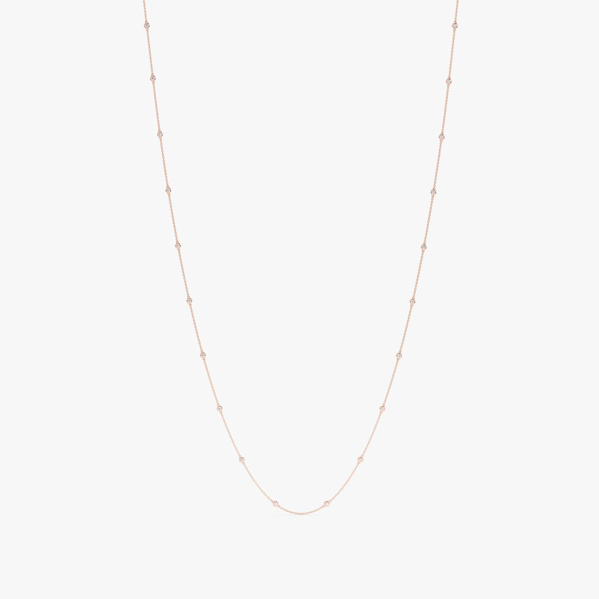Long Diamond By The Yard Necklace, Acacia SARAHELISE