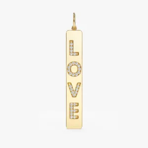 LOVE Diamond Bar Charm, Sierra SARAHELISE