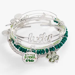 Lucky Four-Leaf Clover Set of 5 Bracelets