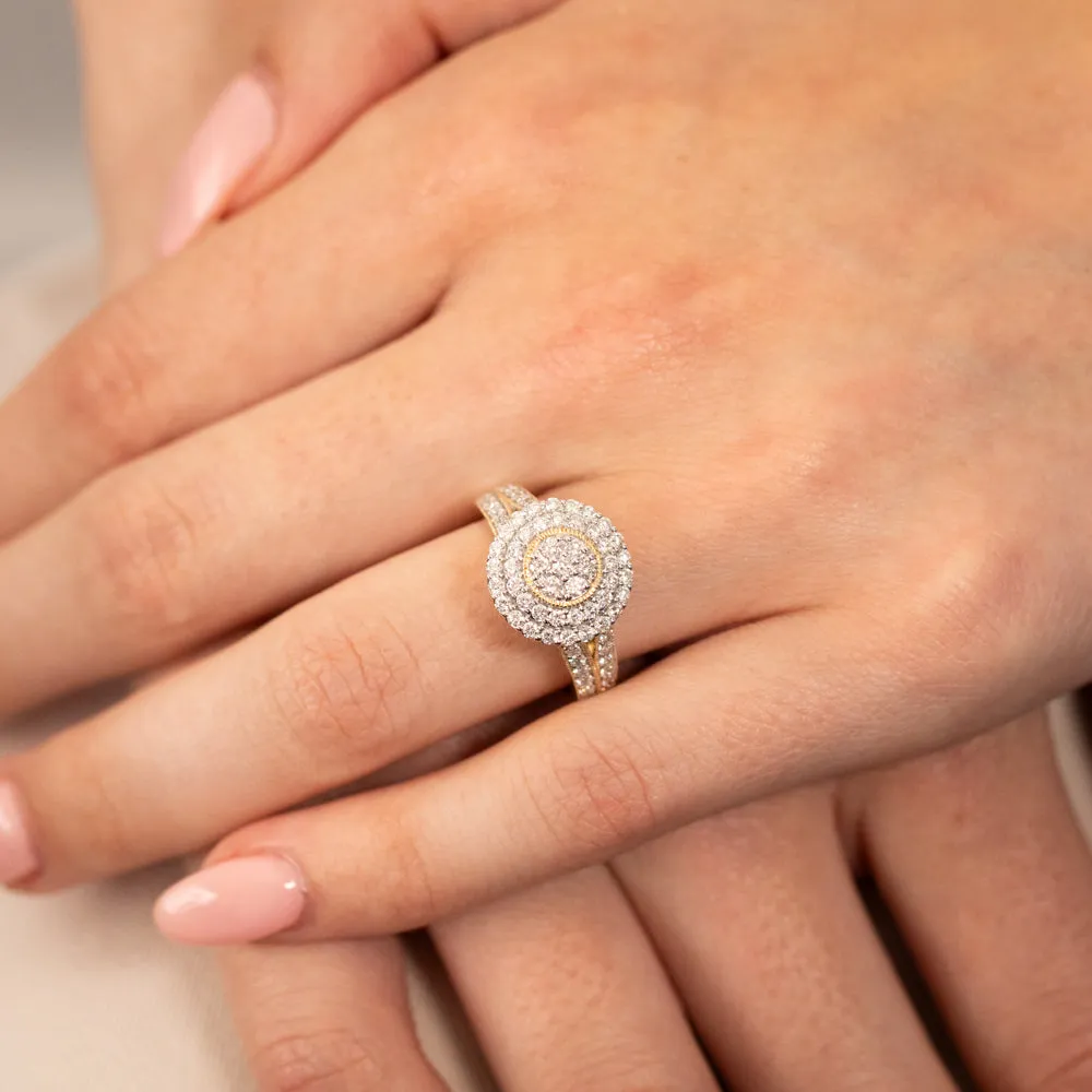 Luminesce Lab Grown 1 Carat Diamond Ring in 9ct Yellow Gold Shiels