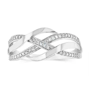 Luminesce Lab Grown 1/10 Carat Diamond Ring in Sterling Silver Shiels