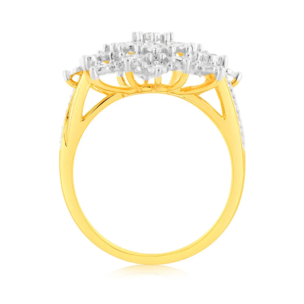 Luminesce Lab Grown 1/2 Carat Diamond Ring in 9ct Yellow Gold Shiels