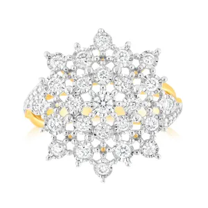 Luminesce Lab Grown 1/2 Carat Diamond Ring in 9ct Yellow Gold Shiels
