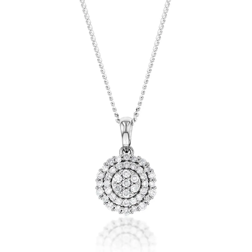 Luminesce Lab Grown 1/4 Carat Diamond in Sterling Silver Pendant on Chain Shiels