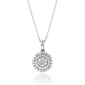 Luminesce Lab Grown 1/4 Carat Diamond in Sterling Silver Pendant on Chain Shiels