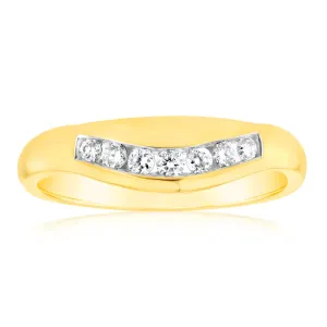 Luminesce Lab Grown 18ct Yellow Gold 1/6 Carat Diamond Ring Shiels