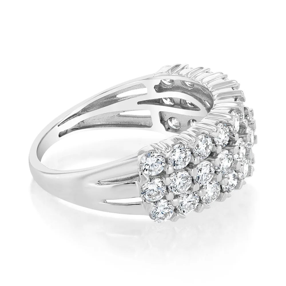 Luminesce Lab Grown 2 Carat Diamond Ring in Sterling Silver Shiels