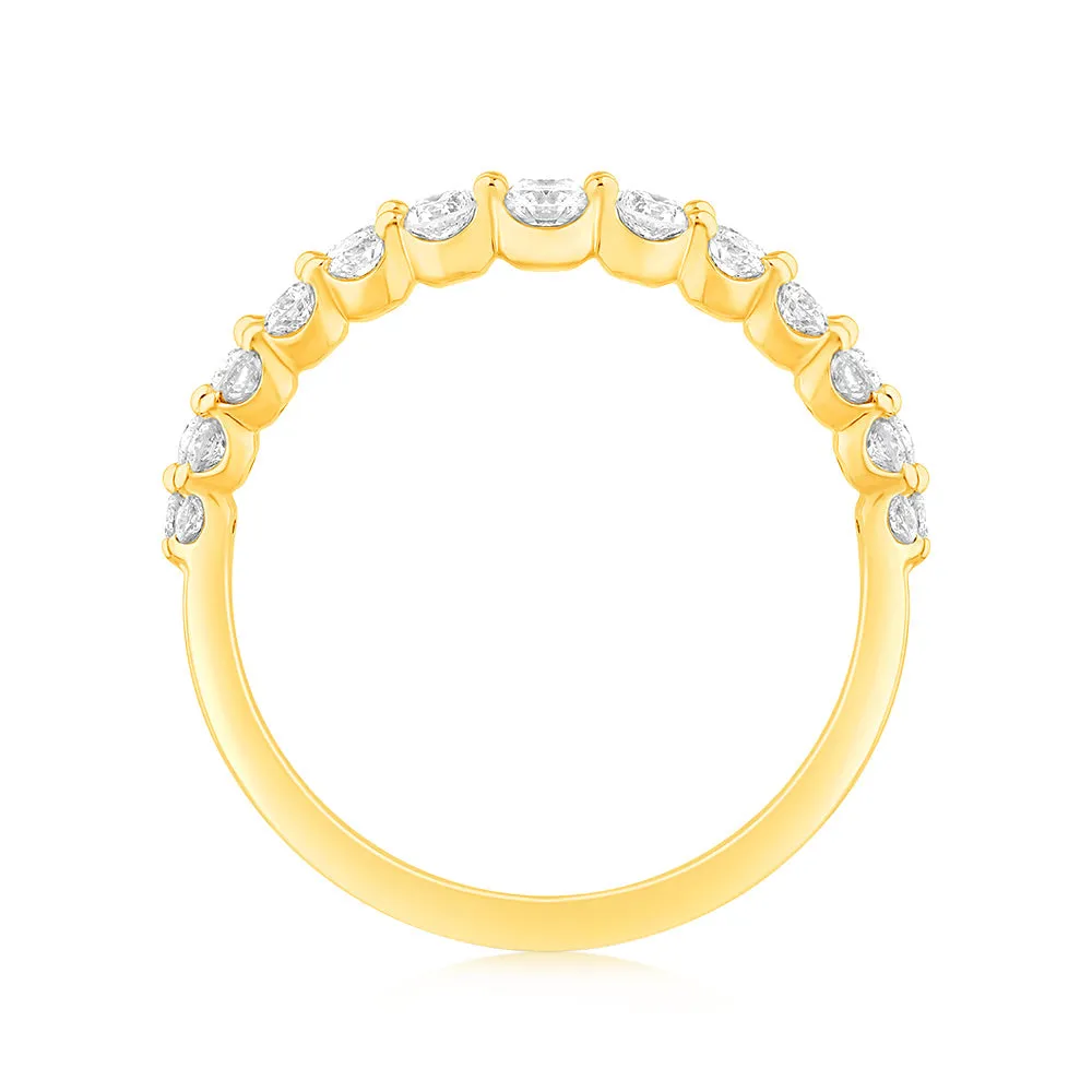 Luminesce Lab Grown Diamond 1 Carat Dress Ring in 9ct Yellow Gold Shiels