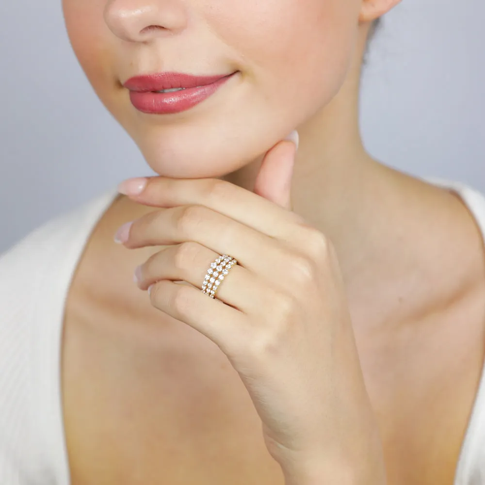 Luminesce Lab Grown Diamond 1 Carat Dress Ring in 9ct Yellow Gold Shiels