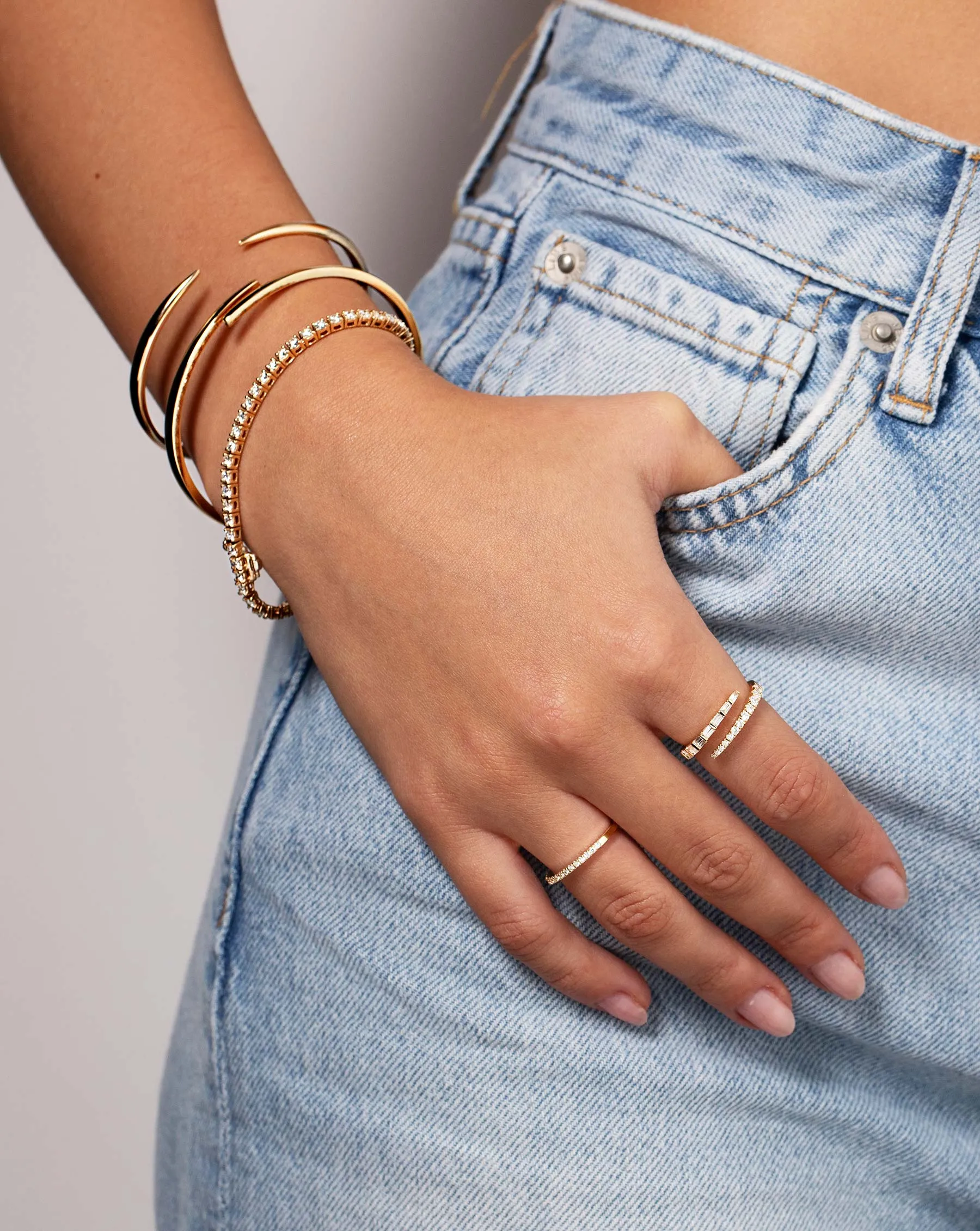 Luxe Open Diamond Wrap Ring Ring Concierge
